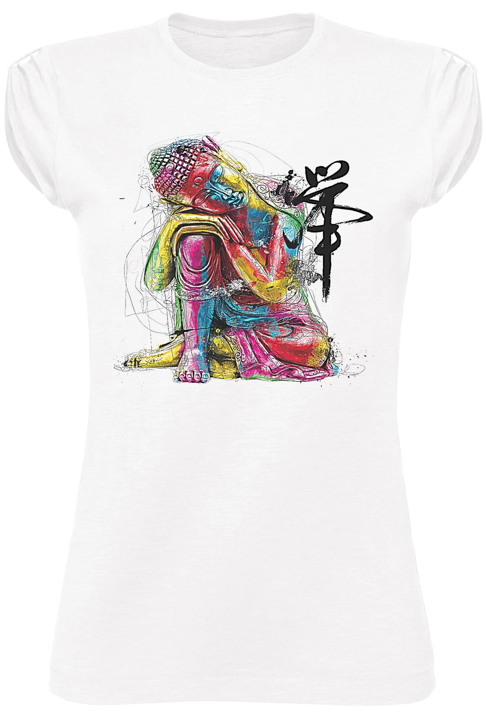 Buddha Art. Color 18-20-54 Moda Urban Slub Lady Donna 100% Cotone Fiammato STREET STYLE