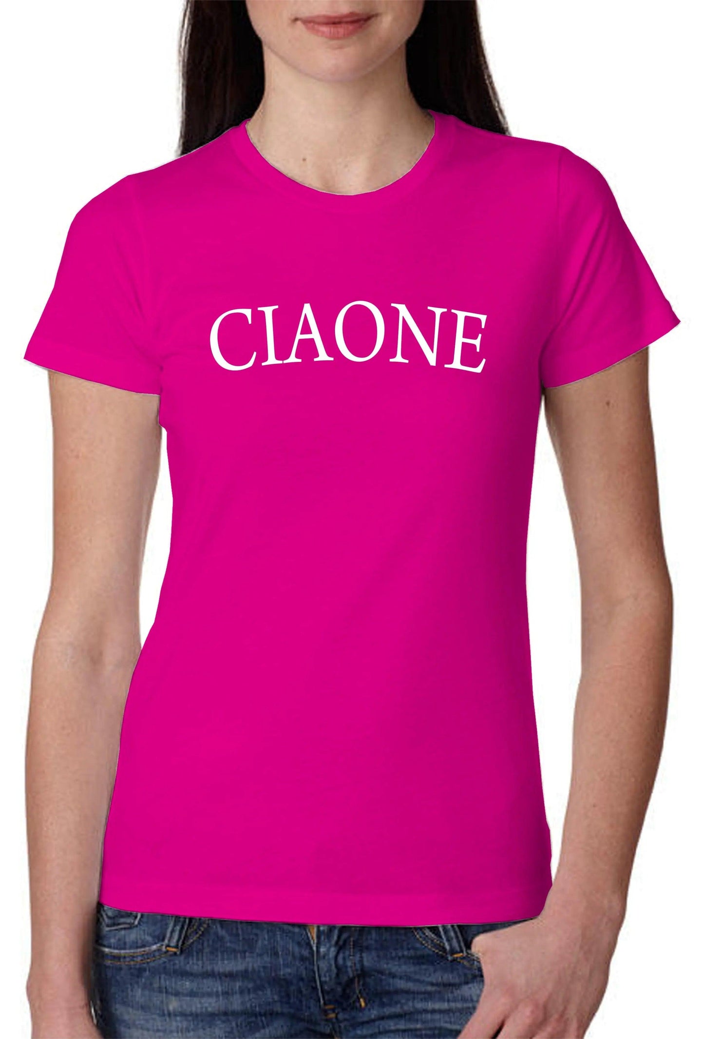 CIAONE Solo Parole 3405 Lady Donna 100% Cotone Pettinato STREET STYLE