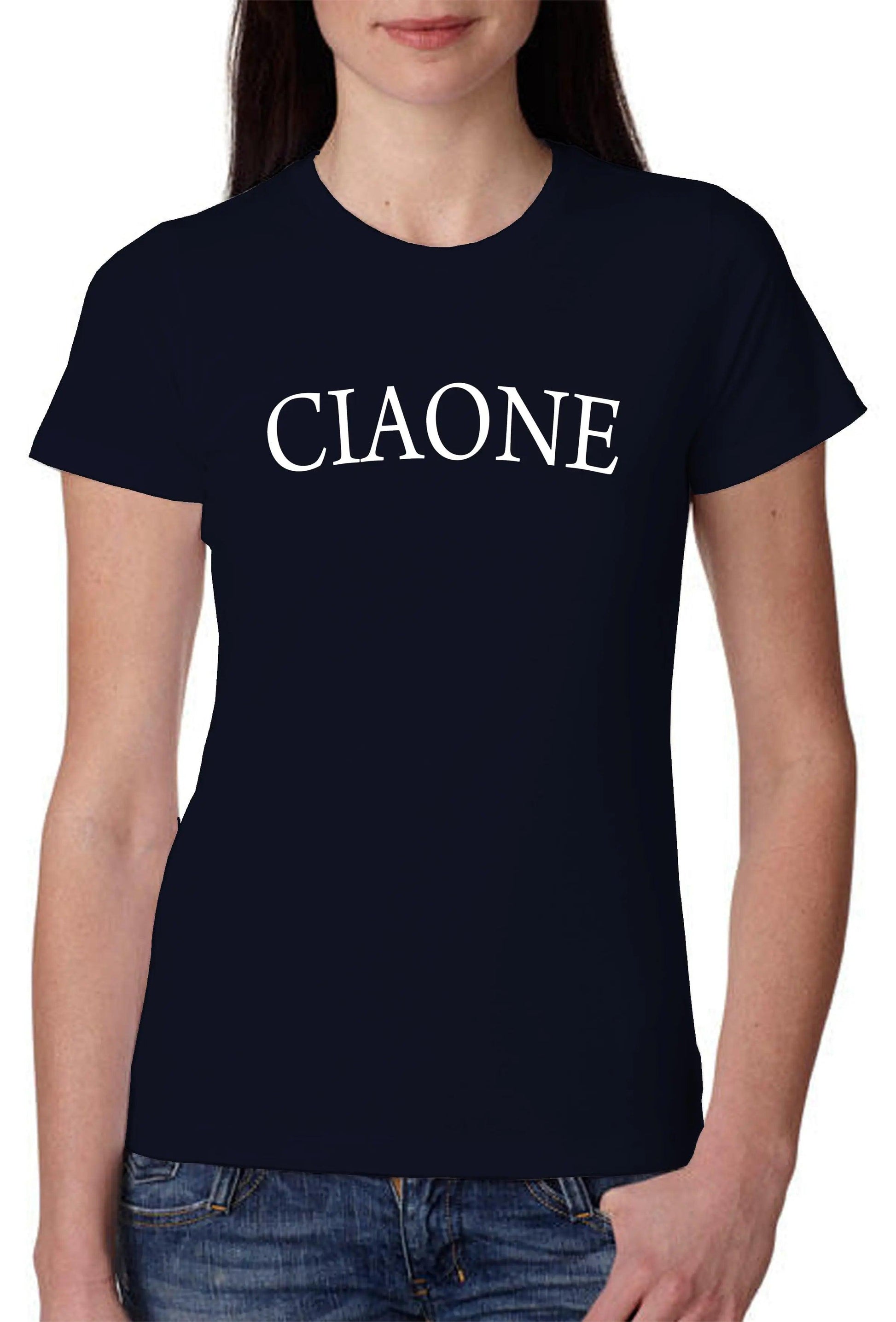 CIAONE Solo Parole 3405 Lady Donna 100% Cotone Pettinato STREET STYLE