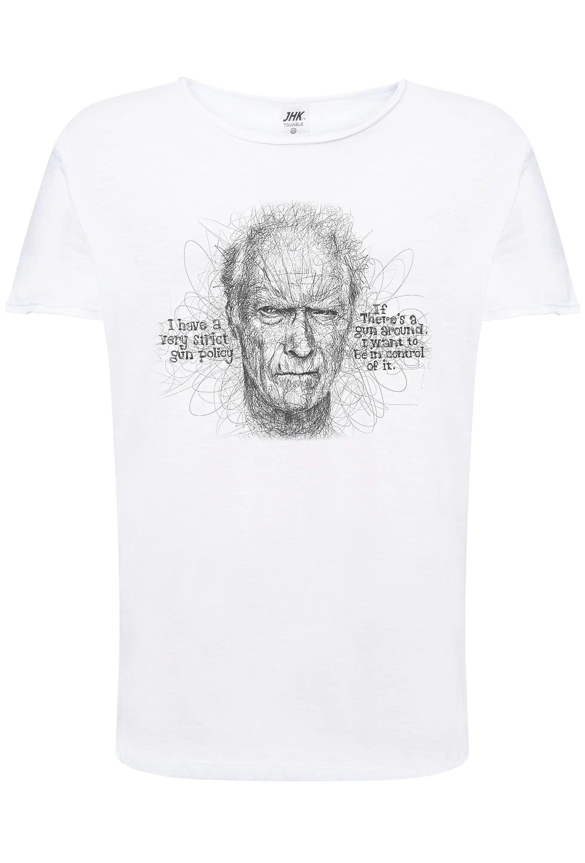 Clint Eastwood Art. Color 18-26 Uomo Fashion 100% Cotone Fiammato STREET STYLE