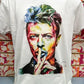 David Bowie 18-20-9-1/3 Men Uomo 100% Cotone Fiammato STREET STYLE