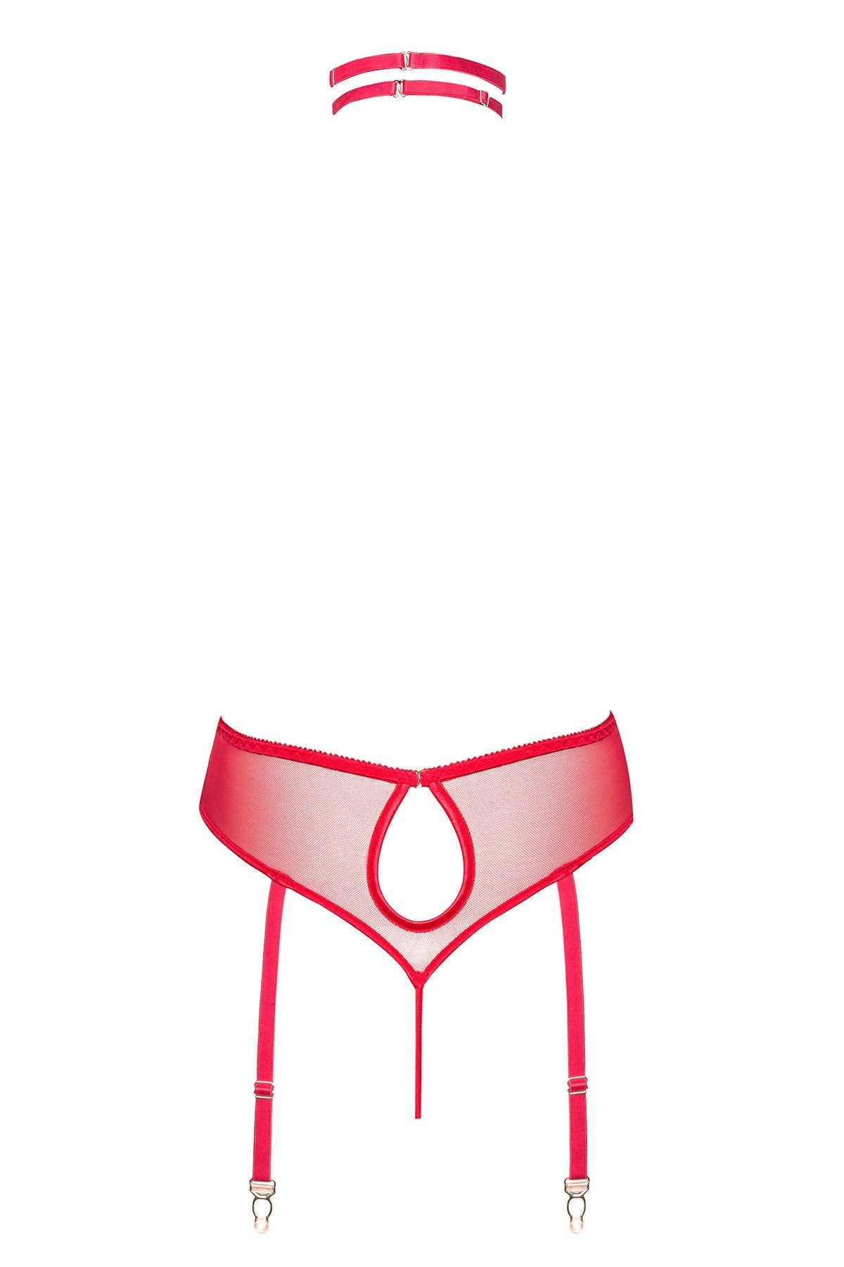 Deep Cleavage Backless Lace Teddy Beauty Night Adelaide-4