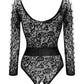 Sexy Sheer Lace Bodysuit Beauty Night Dinora-4