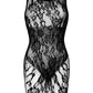 Sexy Sheer Lace Mini Dress Beauty Night Donna-3