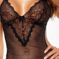 Sheer Mesh Lace Chemise Beauty Night Goldie-2