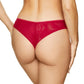 Semi Sheer Thong Panty Gorteks Pamela Red - STREET STYLE