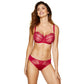 Semi Sheer Low Rise Bikini Panty Gorteks Pamela Red - STREET STYLE