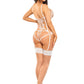 Ultra Sheer Corset Garter & Sexy String Set Beauty Night Sienna-3