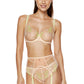 Sheer Mesh Demi Cup Bra Gorteks Soleil-3
