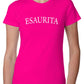 ESAURITA Solo Parole 3407 Lady Donna 100% Cotone Pettinato STREET STYLE