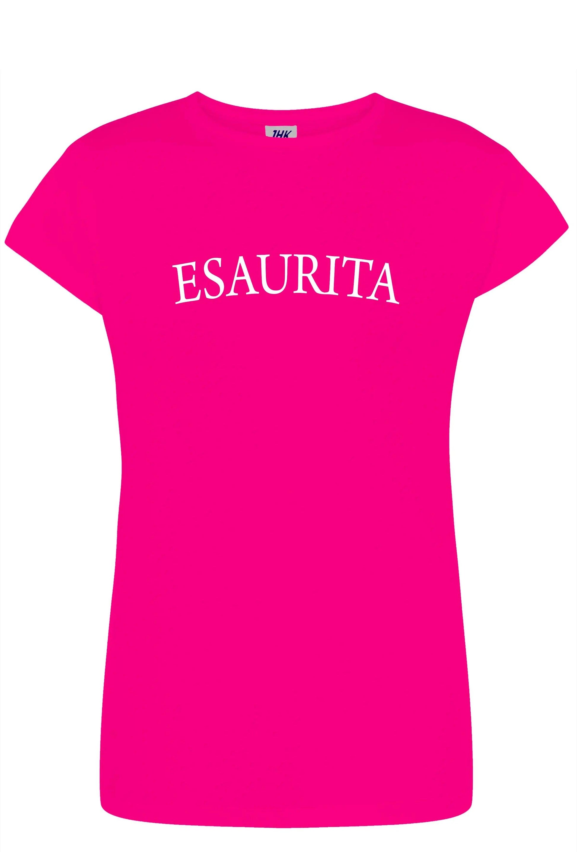 ESAURITA Solo Parole 3407 Lady Donna 100% Cotone Pettinato STREET STYLE