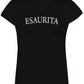 ESAURITA Solo Parole 3407 Lady Donna 100% Cotone Pettinato STREET STYLE