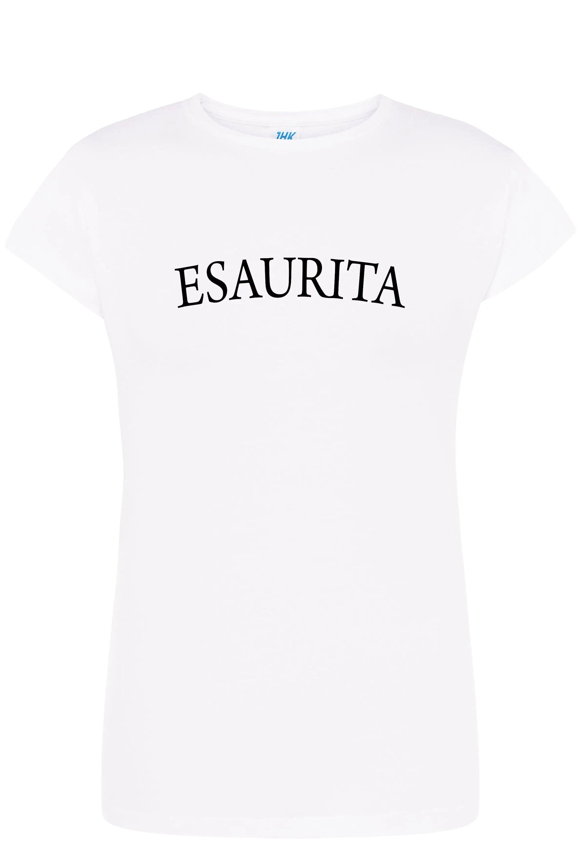 ESAURITA Solo Parole 3407 Lady Donna 100% Cotone Pettinato STREET STYLE