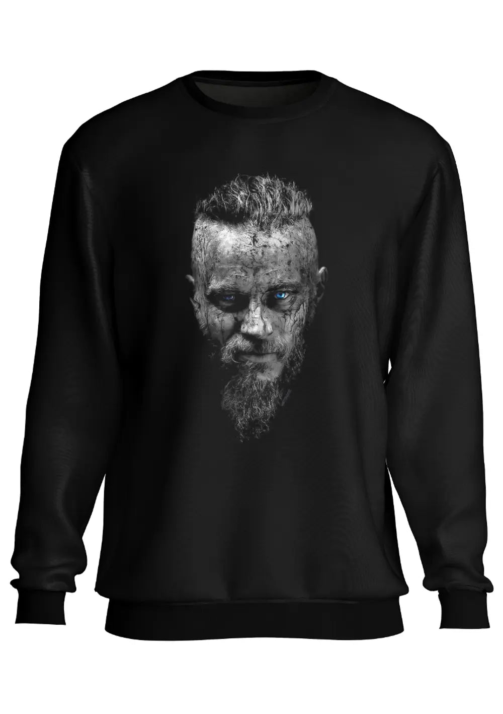 Felpa a Girocollo Ragnar Vikings Serie Cult-0