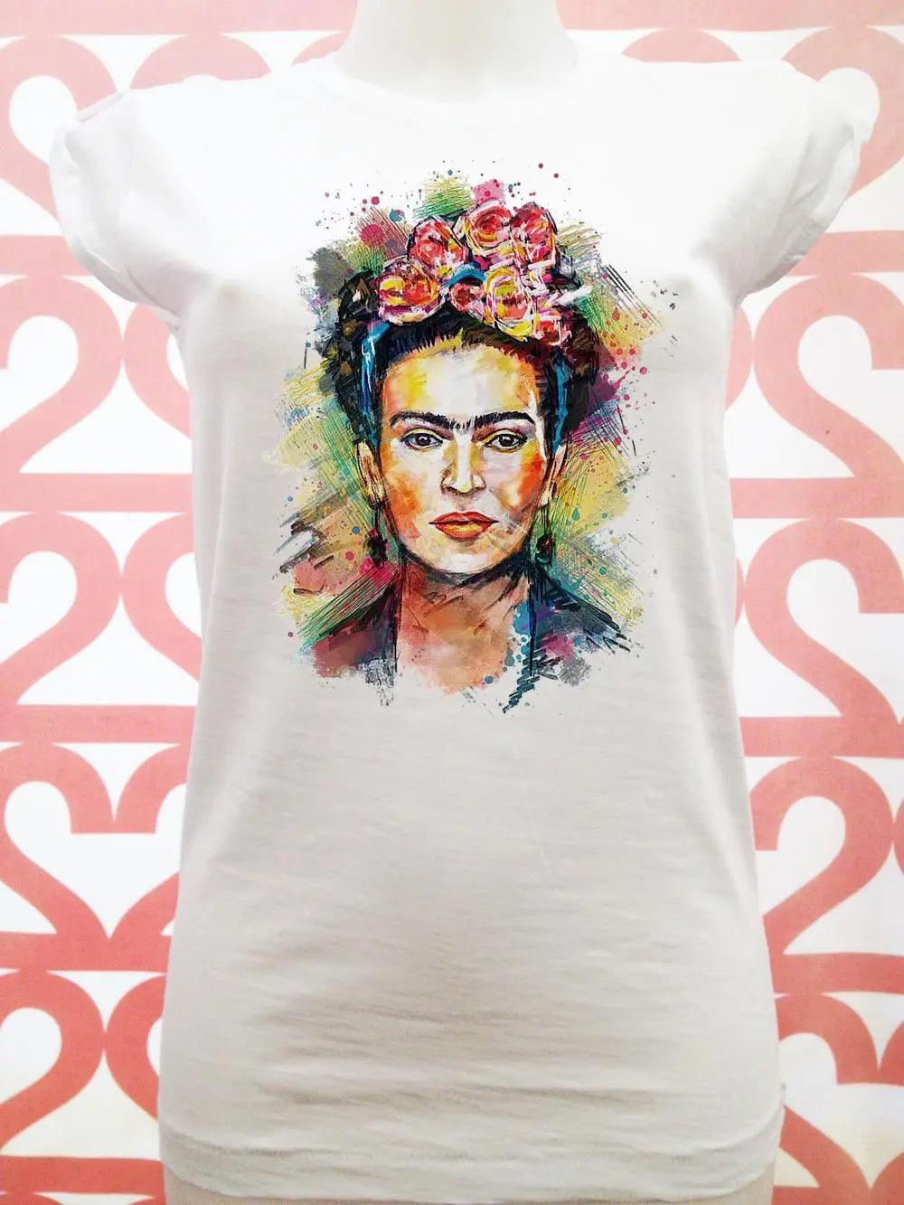 Frida Kahlo 18-20-35 Moda Urban Slub Lady Donna 100% Cotone Fiammato - STREET STYLE