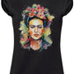 Frida Kahlo 18-20-35 Moda Urban Slub Lady Donna 100% Cotone Fiammato - STREET STYLE