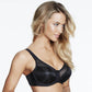 Full Figure Semi Sheer Bra Dominique Elise Black-2