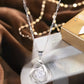 Round Knot Pendant Necklace with Cubic Zirconia-3