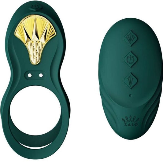 ZALO - ANELLO PER COPPIE VIBRANTI BAYEK VERDE-0