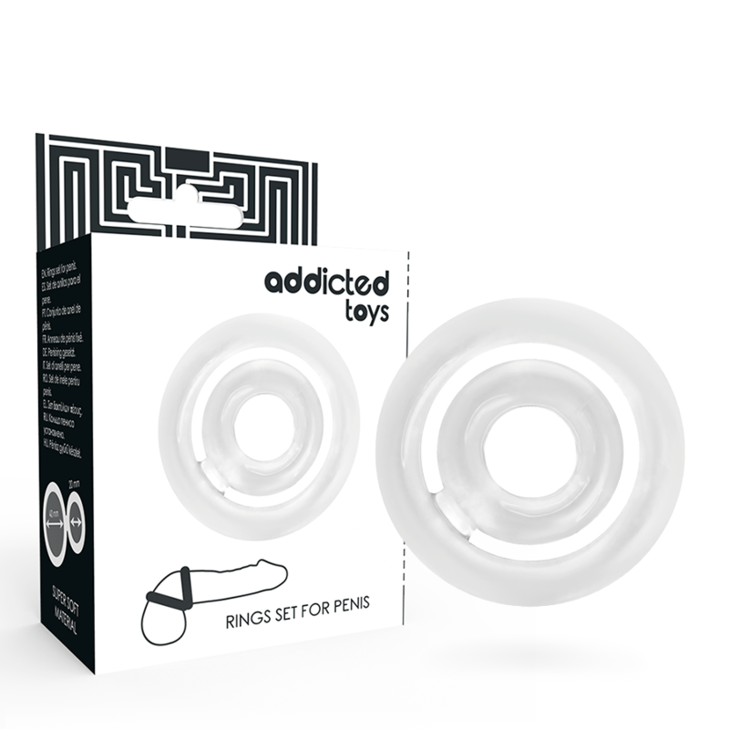 ADDICTED TOYS - POTENZ- C-RING PENE CHIARO-0