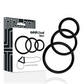 ADDICTED TOYS - SET DI ANELLI PER PENE NERO-1