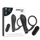 ADDICTED TOYS - ANELLO PER PENE CON TELECOMANDO PLUG ANALE NERO RICARICABILE-0