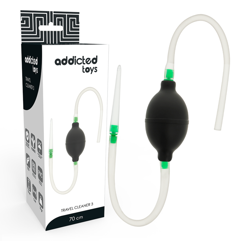 ADDICTED TOYS - SET DI CLISTERE NERO-0