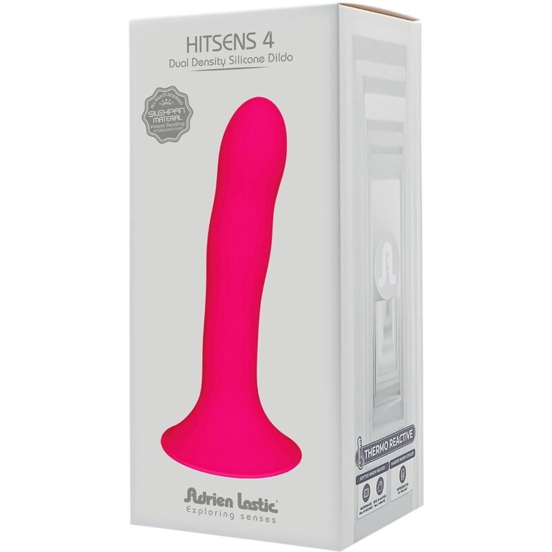 ADRIEN LASTIC - HITSENS 4 DILDO IN SILICONE FUCSIA-1