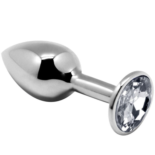 ALIVE - PIACERE ANALE MINI PLUG METALLO BIANCO TAGLIA M-0