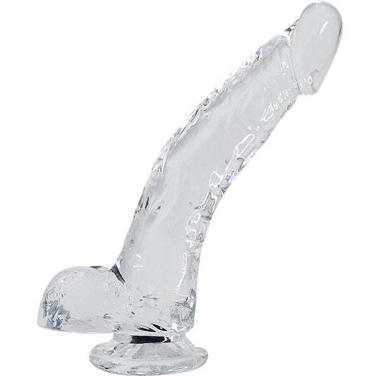 ALIVE - PENE REALISTICO STALLONE TRASPARENTE 22 CM-0