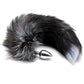 ALIVE - PLUG PIACERE ANALE IN METALLO FOX TAIL TAGLIA M-0