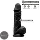 SILEXD - MODELLO 1 PENE REALISTICO PREMIUM SILEXPAN SILICONE NERO 21.5 CM-1