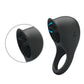 PRETTY LOVE - ANELLO VIBRANTE PER PENE CON LINGUA NERA-3