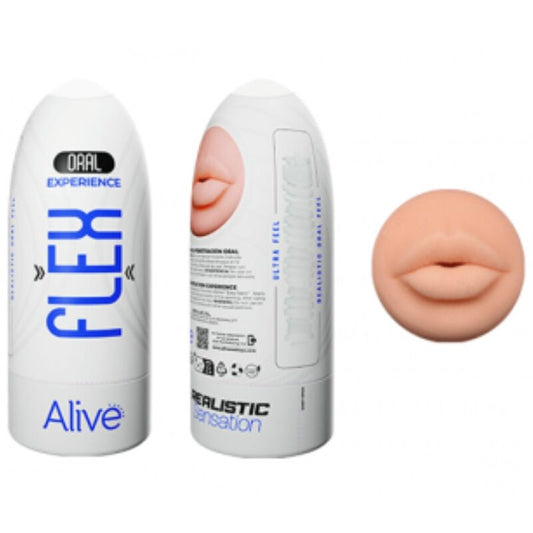 ALIVE - MASTURBADOR MASCHIO FLEX ORALE TAGLIA M-0