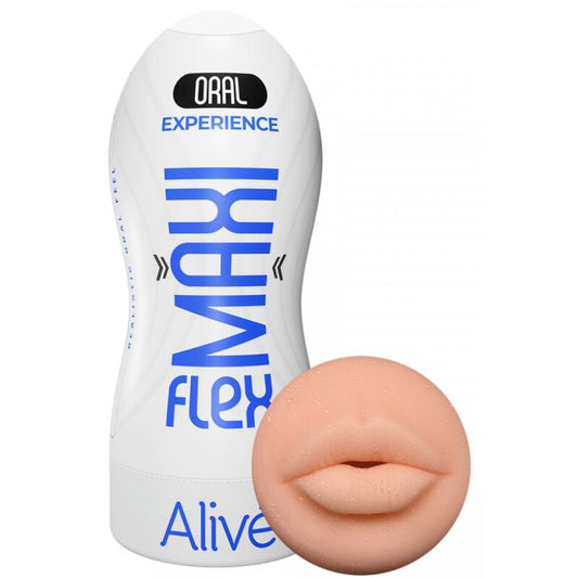 ALIVE - MASTURBADOR MASCHIO MAXI FLEX ORALE TAGLIA L-0