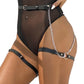 SUBBLIME - CINTURA IN PELLE NERA TAGLIA UNICA-2