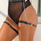 SUBBLIME - CINTURA IN PELLE NERA TAGLIA UNICA-1