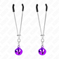 KINK - PINZE PER CAPEZZOLI A CAMPANA SOTTILE VIOLA 7 CM-0