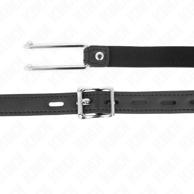 KINK - GANCIO IN METALLO 11.5 CM CON CINTURINO IN SIMILPELLE REGOLABILE 39-58 CM X 2 CM-1