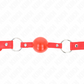 KINK - BALLA IN TPE 4 CM CON SERRATURA ROJO 60 x 2 CM-2