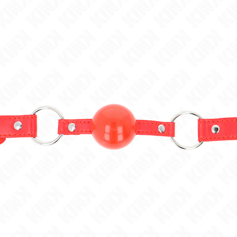KINK - BALLA IN TPE 4 CM CON SERRATURA ROJO 60 x 2 CM-2