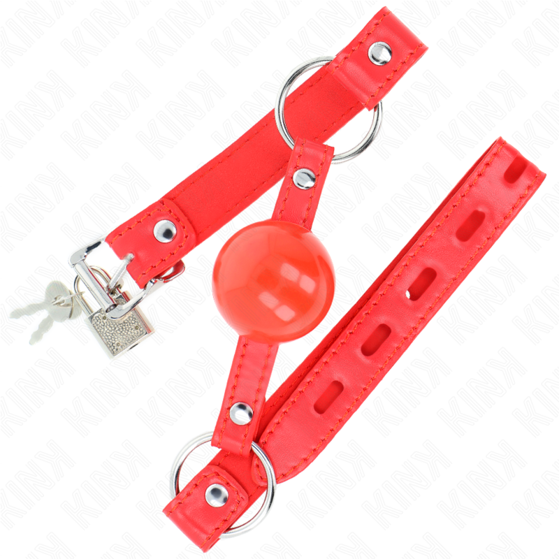 KINK - BALLA IN TPE 4 CM CON SERRATURA ROJO 60 x 2 CM-1