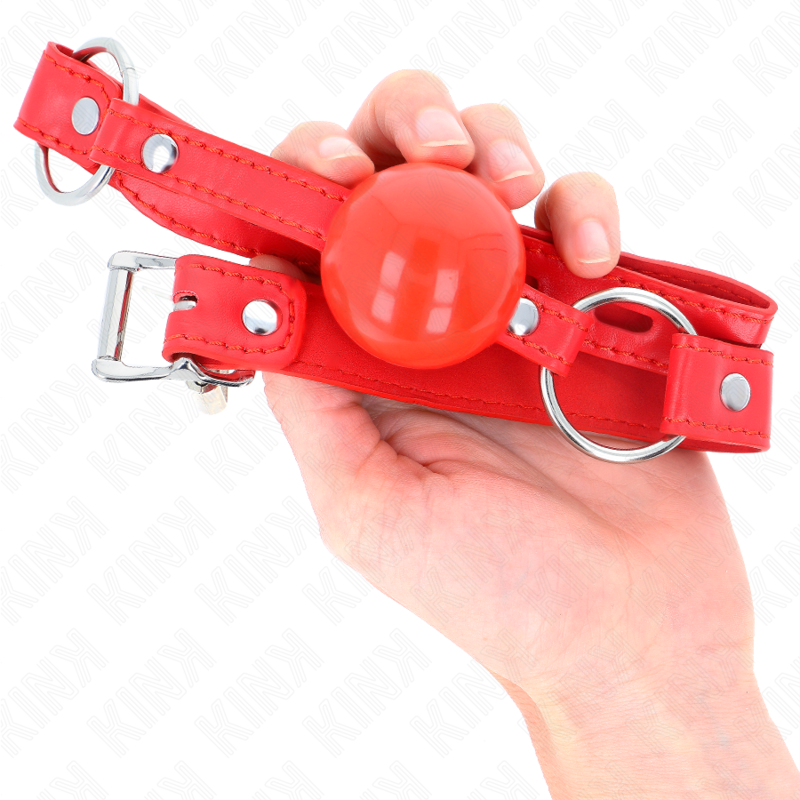 KINK - BALLA IN TPE 4 CM CON SERRATURA ROJO 60 x 2 CM-3