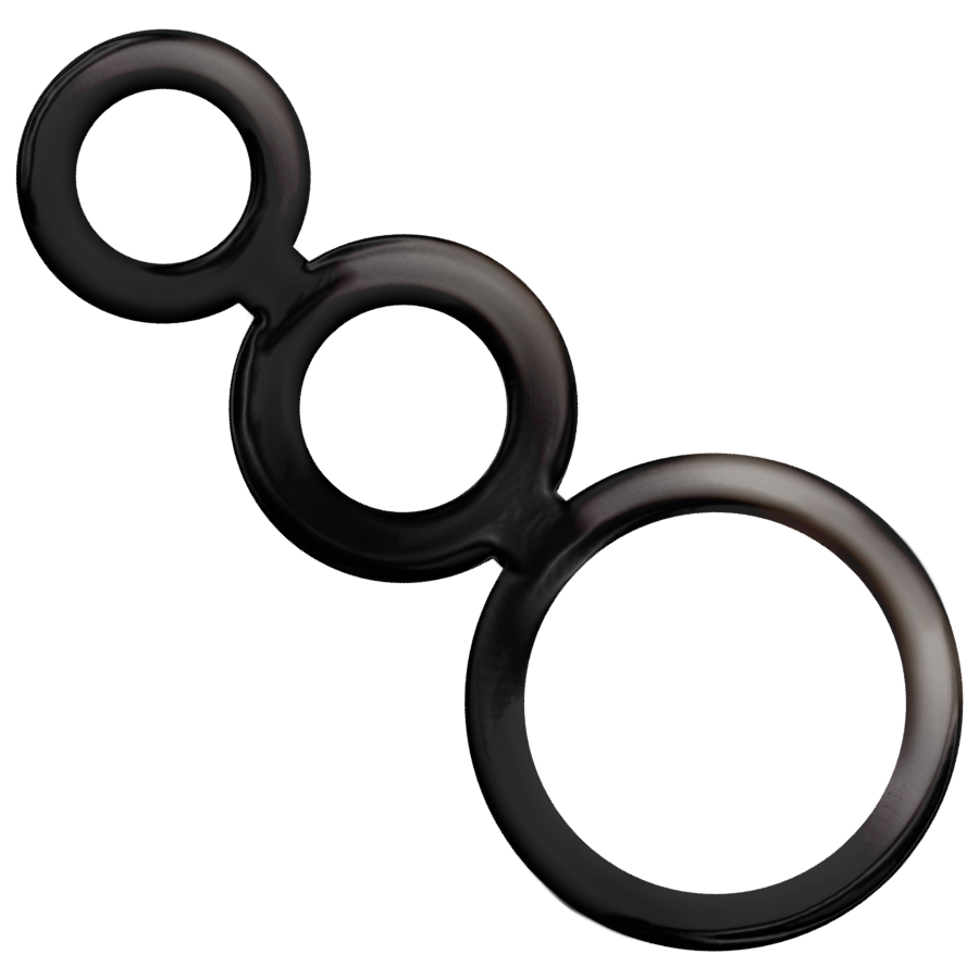 ADDICTED TOYS - SET DI ANELLI PER PENE - FUMO-1