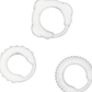 ADDICTED TOYS - SET C-RING TRASPARENTE-1