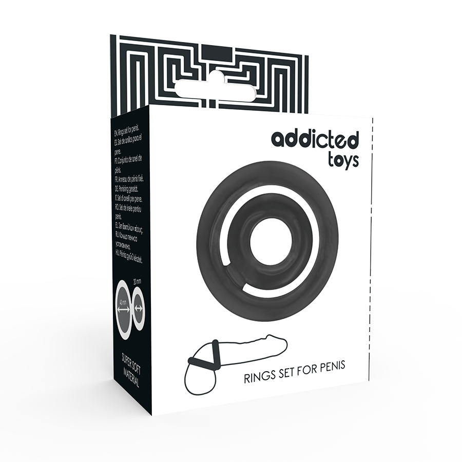 ADDICTED TOYS - POTENZ- C-RING PENE NERO-4