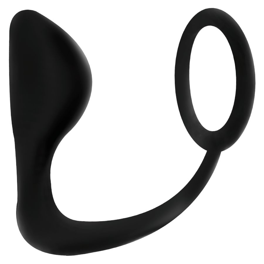 ADDICTED TOYS - PLUG ANALE CON ANELLO PENE NERO-2