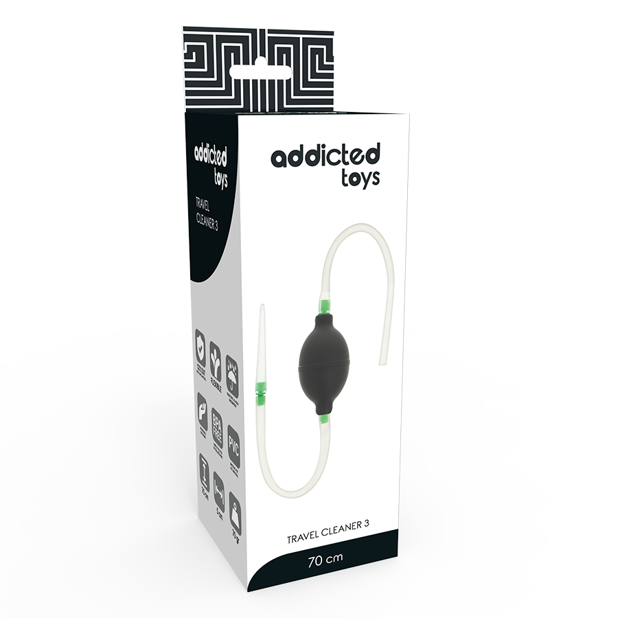 ADDICTED TOYS - SET DI CLISTERE NERO-4