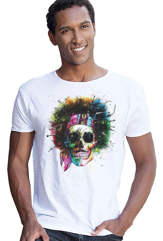 Jimmy Hendrix Art. Color 18-20-68 Uomo Fashion 100% Cotone Fiammato STREET STYLE