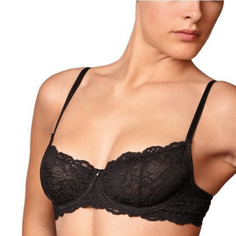 Lace Demi Cup Bra Montelle Intimates Coquette-3